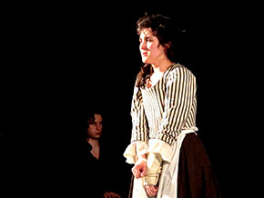 Maria Toledo performing on stage
